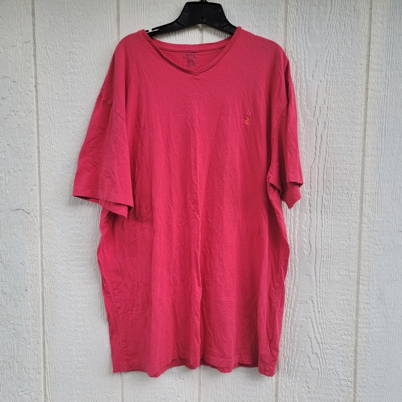 Polo Ralph Lauren Mens Large Tall LT Red Short Sleeve 100% cotton - Picture 1 of 4